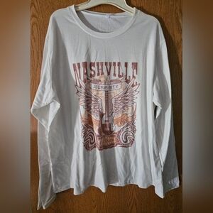 2 t-shirts. 1 long sleeve, 1 short sleeve.